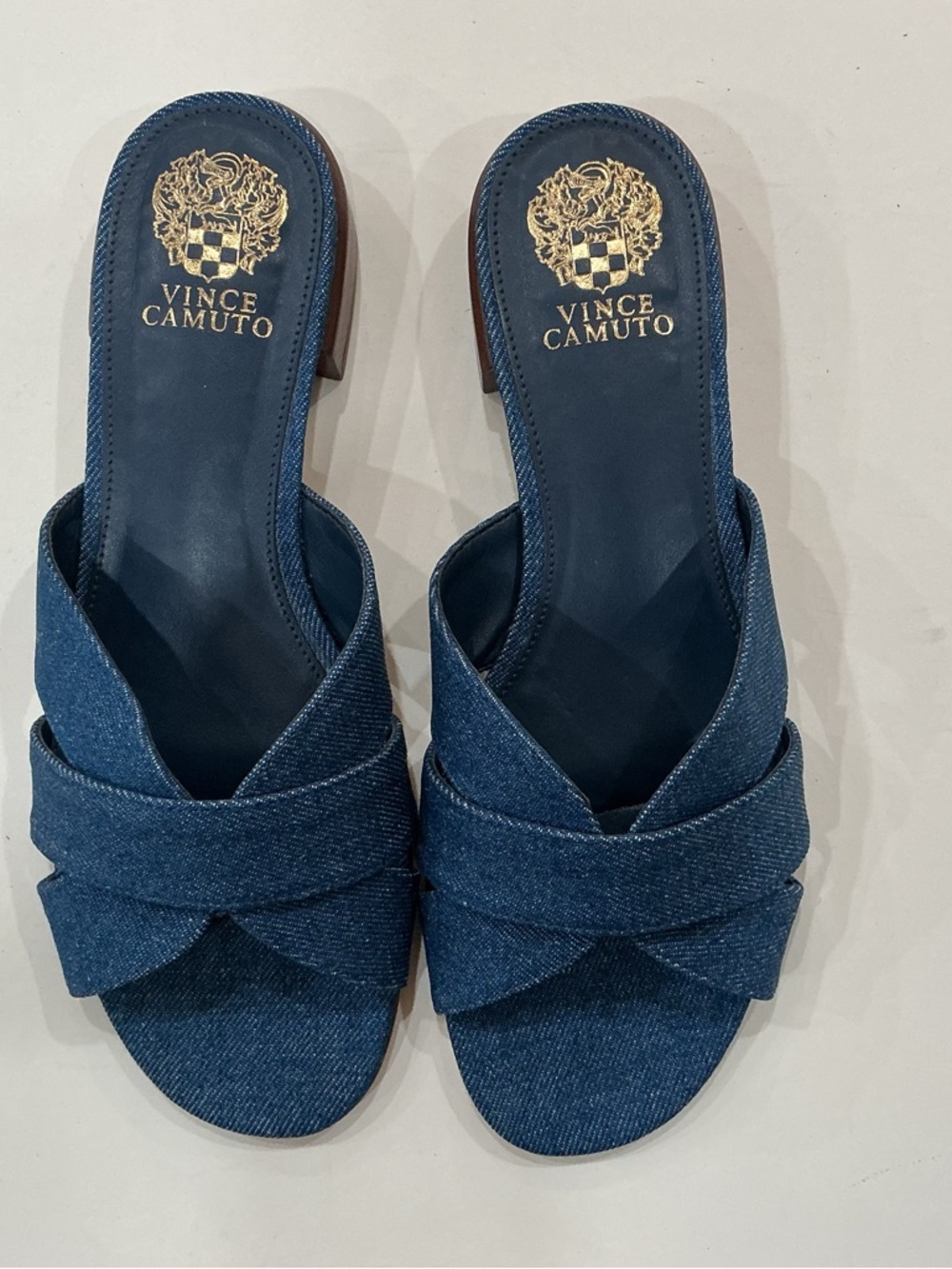 Vince Camuto Blue Denim Sandals